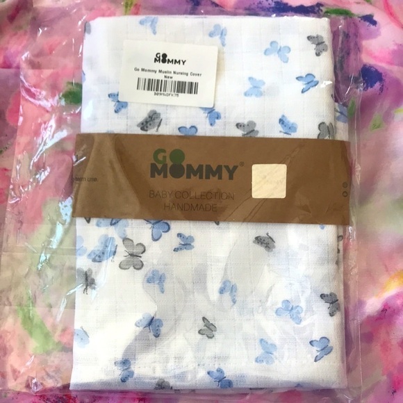 Brand New Set of 2 Go Mommy Nursing Covers Breastfeeding Muslin Cloth 60"x90" - Picture 2 of 12